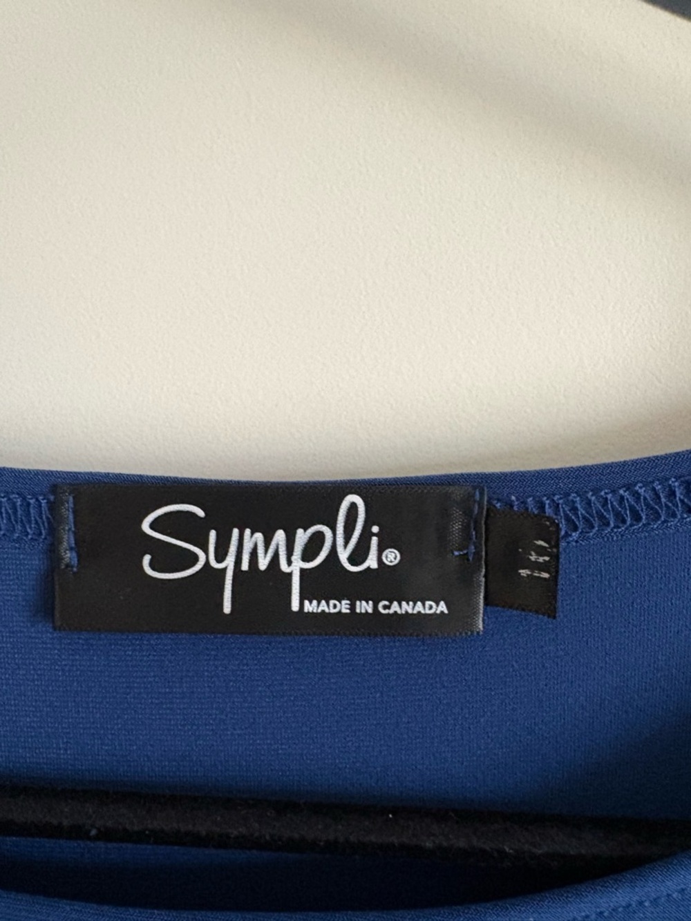 Sympli Navy Swing Tunic Top - Picture 2 of 4